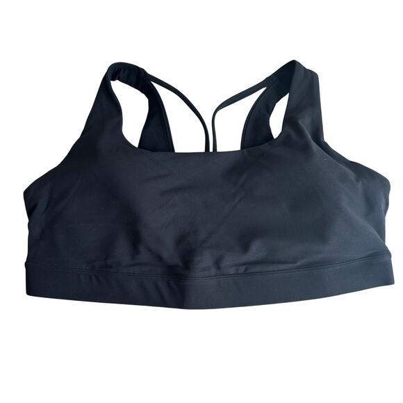 Athleta Exhale Sports Bra D-DD Black 1X 531139 - Picture 3 of 8